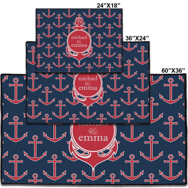 All Anchors Personalized Door Mat - Group Parent IMF