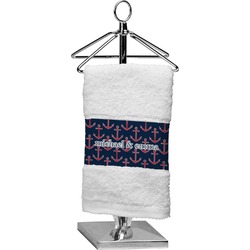 All Anchors Cotton Finger Tip Towel (Personalized)