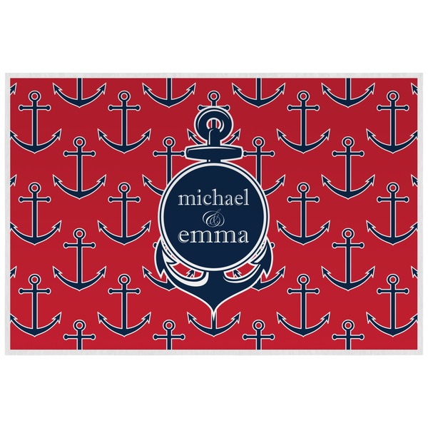 All Anchors Personalized Placemat (Back)
