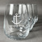 All Anchors Personalized Stemless Wine Glasses (Set of 4)