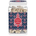 All Anchors Dog Treat Jar (Personalized)