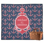 All Anchors Outdoor Picnic Blanket (Personalized)
