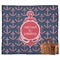 All Anchors Picnic Blanket - Flat - With Basket