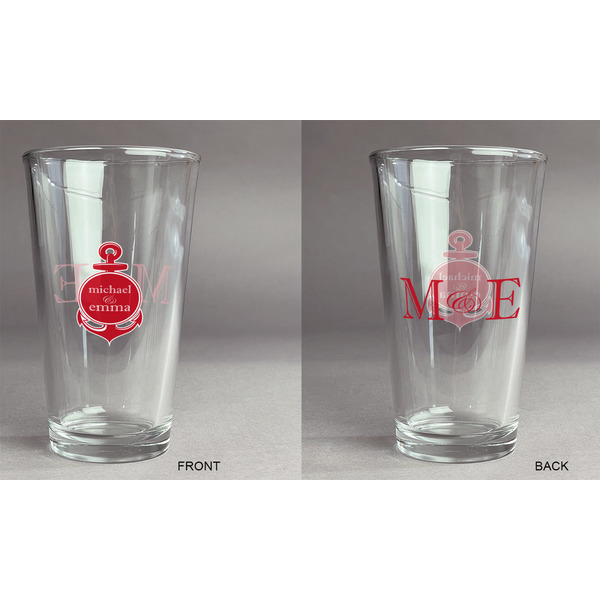 All Anchors Pint Glass - Two Content - Approval