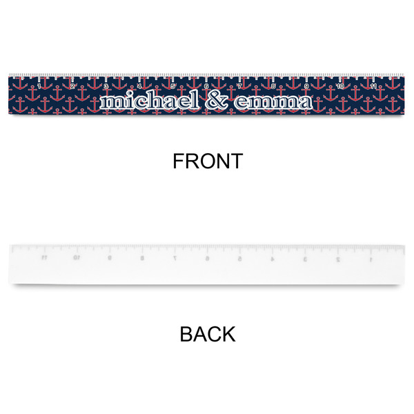 All Anchors Plastic Ruler - 12" - APPROVAL