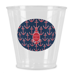 All Anchors Plastic Shot Glass (Personalized)