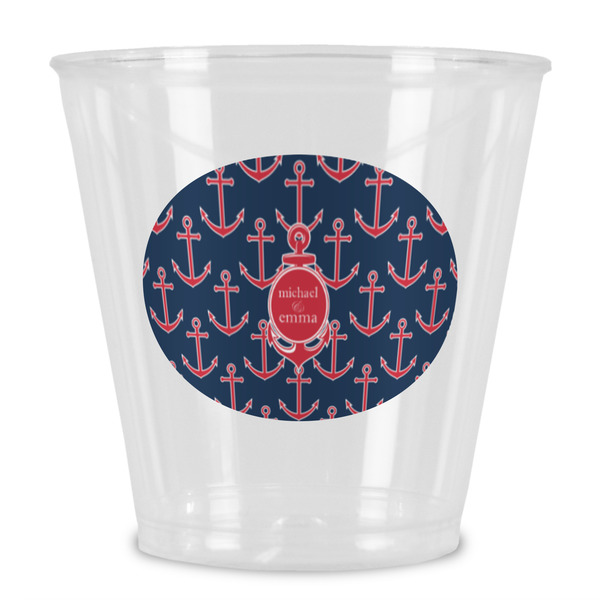 Custom All Anchors Plastic Shot Glass (Personalized)