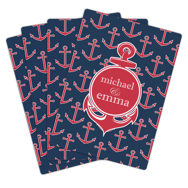 All Anchors Playing Cards - Hand Back View