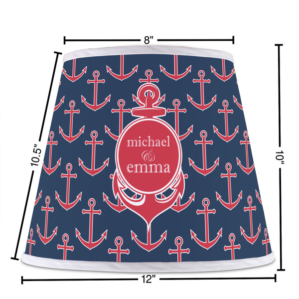 All Anchors Poly Film Empire Lampshade - Dimensions
