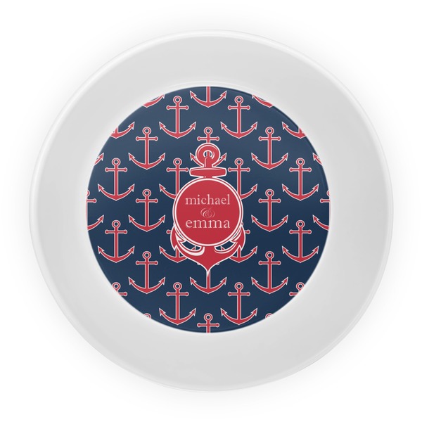 All Anchors Melamine Bowl - Center