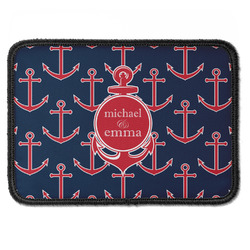 All Anchors Iron On Rectangle Patch w/ Couple's Names
