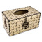 All Anchors Rectangle Tissue Box Covers - Wood - Front