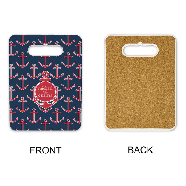 All Anchors Rectangle Trivet with Handle - APPROVAL