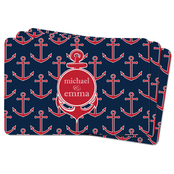 All Anchors Rectangular Fridge Magnet - THREE