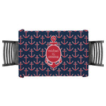All Anchors Tablecloth - 58"x58" (Personalized)