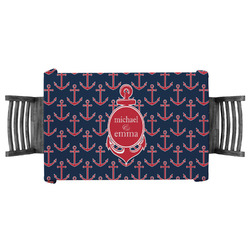 All Anchors Tablecloth - 58"x58" (Personalized)