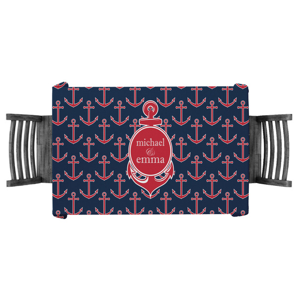 Custom All Anchors Tablecloth - 58"x58" (Personalized)
