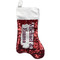 All Anchors Red Sequin Stocking - Front