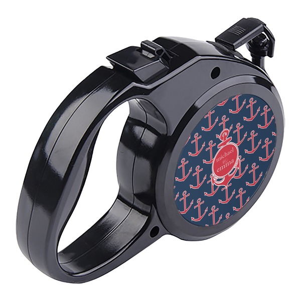 All Anchors Retractable Dog Leash - Angle