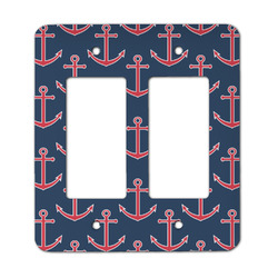 All Anchors Rocker Style Light Switch Cover - Two Switch