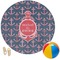 All Anchors Round Beach Towel (Personalized)