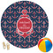 All Anchors Round Beach Towel (Personalized)