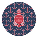 All Anchors Round Decal - Medium (Personalized)