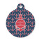 All Anchors Round Pet Tag
