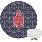 All Anchors Round Tablecloth (Personalized)