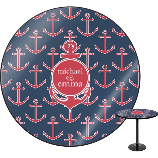 Custom All Anchors Round Table - 30" (Personalized)