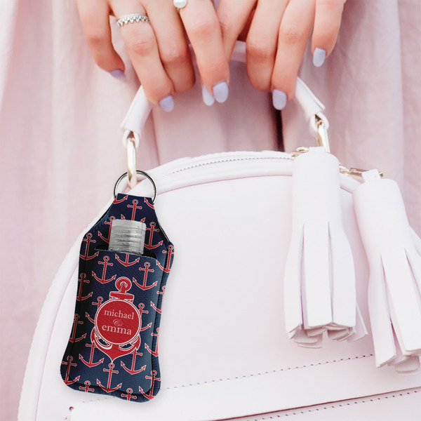 All Anchors Sanitizer Holder Keychain - Large (LIFESTYLE)