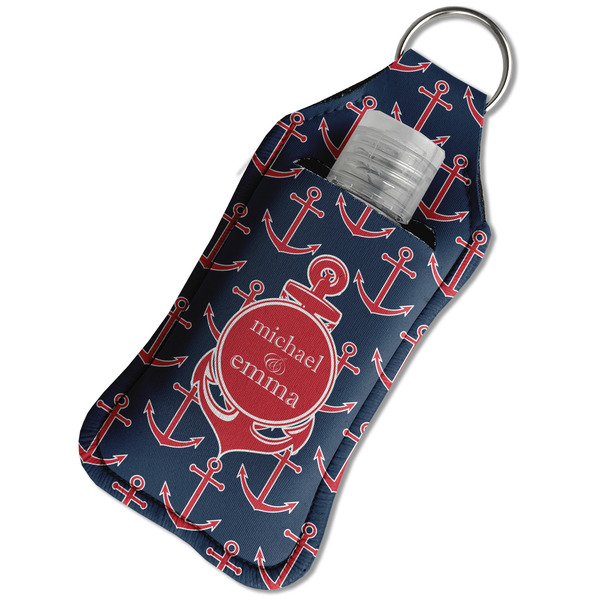 All Anchors Sanitizer Holder Keychain - Large in Case