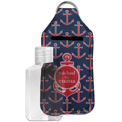 All Anchors Hand Sanitizer & Keychain Holder - Large (Personalized)