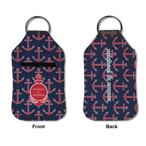 All Anchors Sanitizer Holder Keychain - Small APPROVAL (Flat)