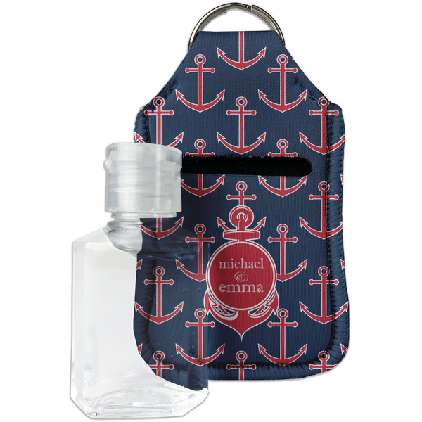 Custom All Anchors Hand Sanitizer & Keychain Holder (Personalized)