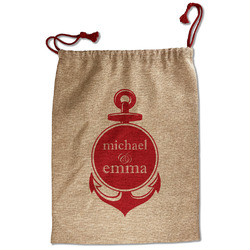 All Anchors Santa Sack - Front (Personalized)