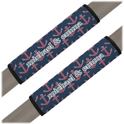 All Anchors Seat Belt Covers (Set of 2) (Personalized)
