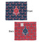 All Anchors Security Blanket - Front & Back View