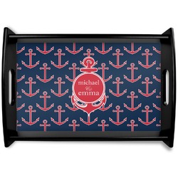All Anchors Wooden Tray (Personalized)