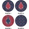 All Anchors Set of Appetizer / Dessert Plates (Approval)