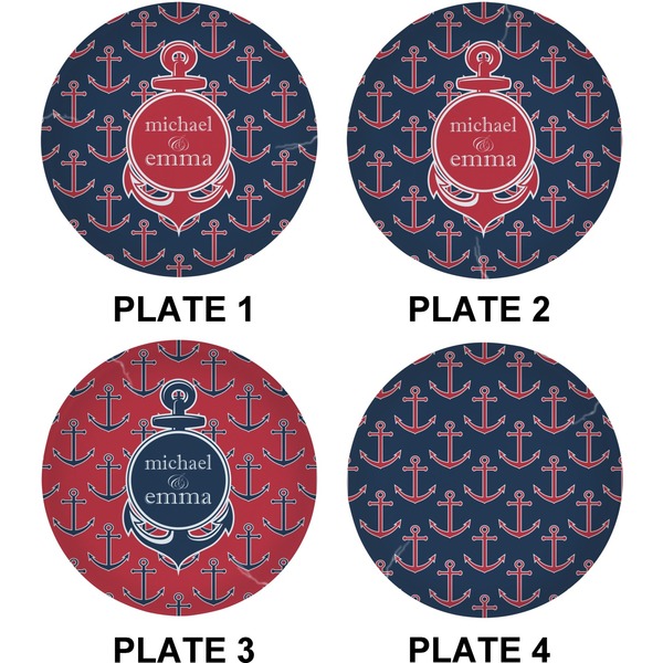All Anchors Set of Lunch / Dinner Plates (Approval)