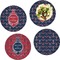 All Anchors Set of Lunch / Dinner Plates