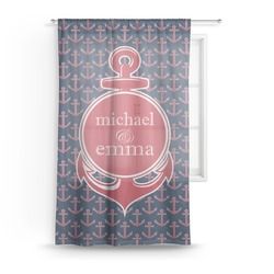 All Anchors Sheer Curtains (Personalized)