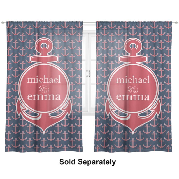 All Anchors Sheer Curtains