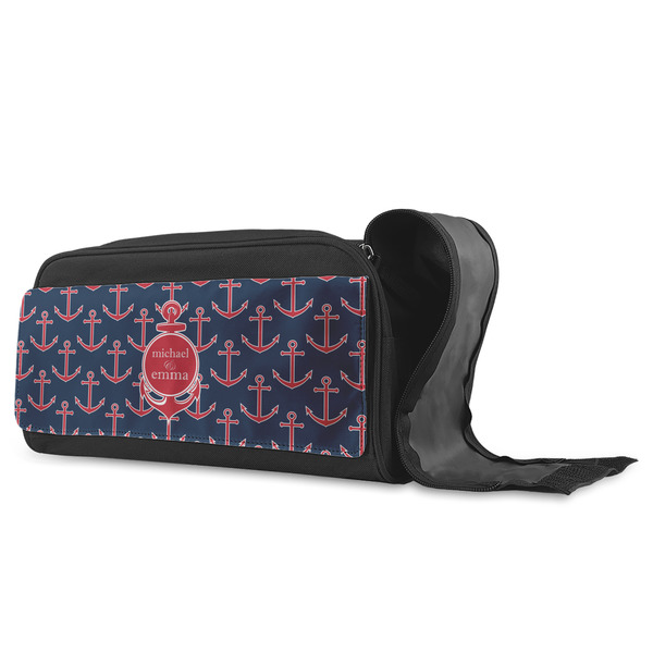 All Anchors Shoe Bags - ANGLE (Open)