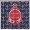 All Anchors Shower Curtain (Personalized) (Non-Approval)