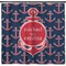 All Anchors Shower Curtain - Custom Size (Personalized)