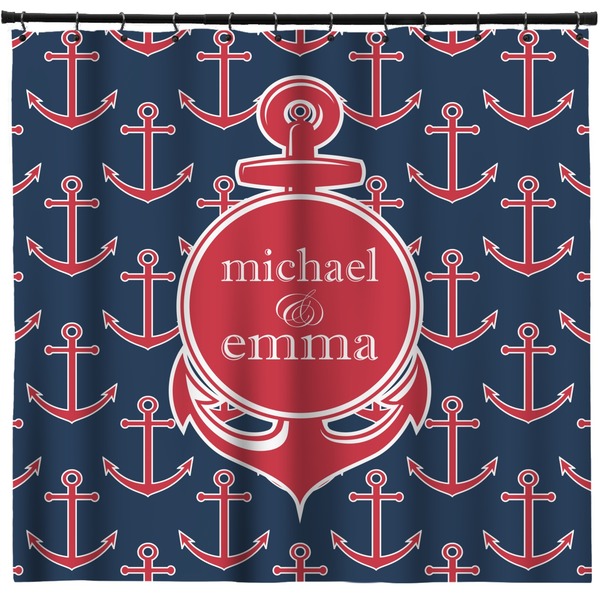 Custom All Anchors Shower Curtain - 71" x 74" (Personalized)