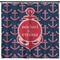 All Anchors Shower Curtain - 71" x 74" (Personalized)