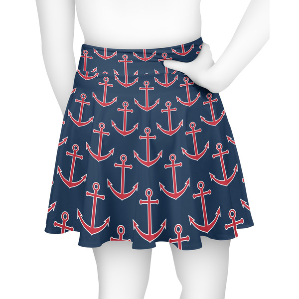 All Anchors Skater Skirt - Back